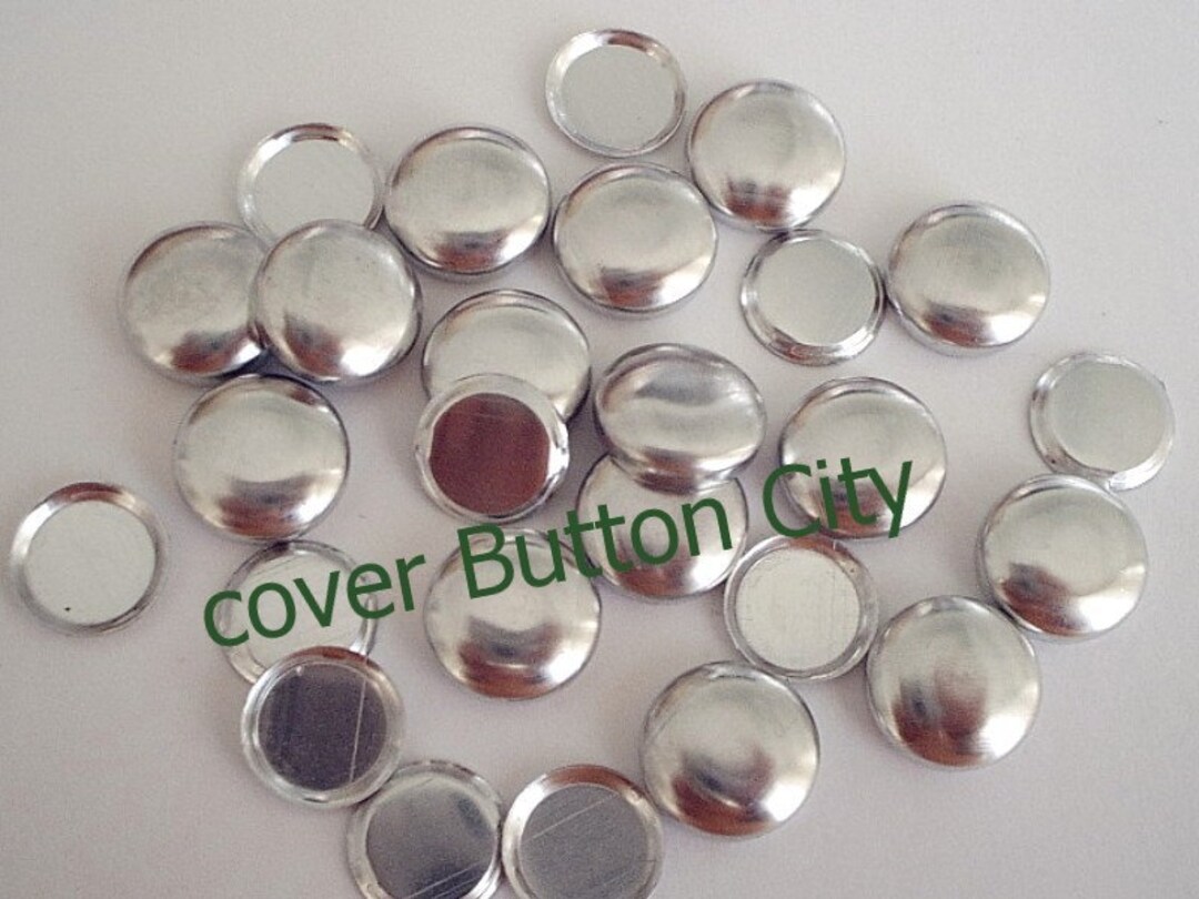 50 Size 24 (5/8 Inch) Cover Buttons - Flat Backs - Etsy
