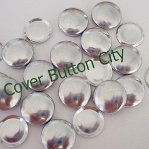 FLAT BACKS 200 Covered Buttons Size 20 1/2 inch image 1