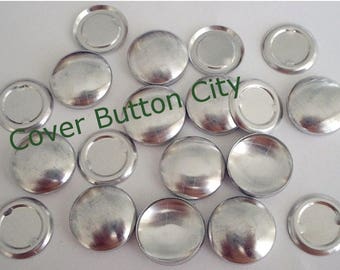 200 Size 30 (3/4 inch) Cover Buttons -Flat Backs