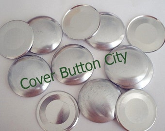 25 Size 60  (1 1/2 inch) Cover Buttons - Flat Backs