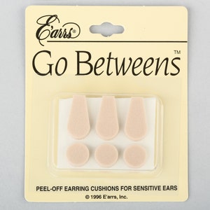 E'arrs Go Betweens - Earring Pad Cushions for Clip Earrings