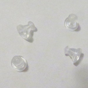 Nickel Free 24 Titanium 6mm Earring Posts With or Without Backs 11.5mm Long image 3
