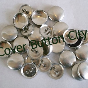 25 Cover Buttons Size 24 5/8 inch Wire Backs image 1