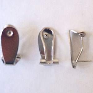 12 6 pair Fingernail Posts Stainless Steel image 2