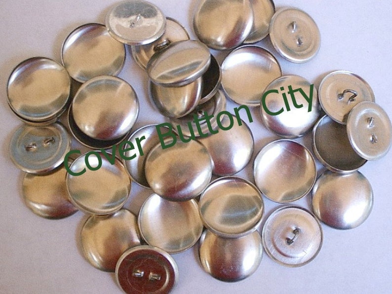 200 Size 36 7/8 inch Covered Buttons Wire Backs image 1