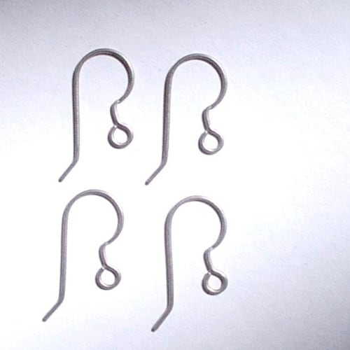 40 20 Pair Titanium French Hook Ear Wires 21 Gauge Etsy