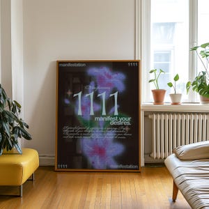 Angel Number 1111 Poster - Etsy