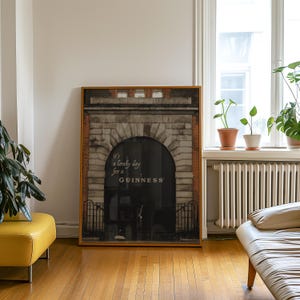 Guinness Print - Speakeasy Bar Wall Art | Vintage Physical Print (UNFRAMED, 3 Sizes)