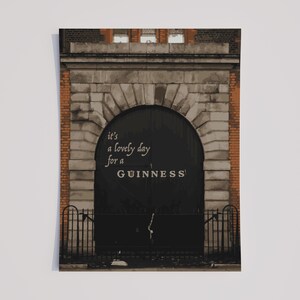 Guinness Print - Speakeasy Bar Wall Art | Vintage Physical Print (UNFRAMED, 3 Sizes)