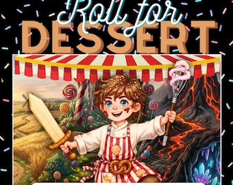 DnD One-Shot – Roll for Dessert: The Grand Fair Bake-Off | Family-Friendly Adventure, Maps, Minis, Character Sheets, and More | Digital PDF