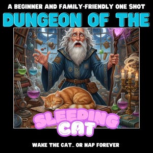 DnD One-Shot: de kerker van de slapende kat | Geschikt voor beginners, kaarten, mini's, personagekaarten en meer | Digitale pdf