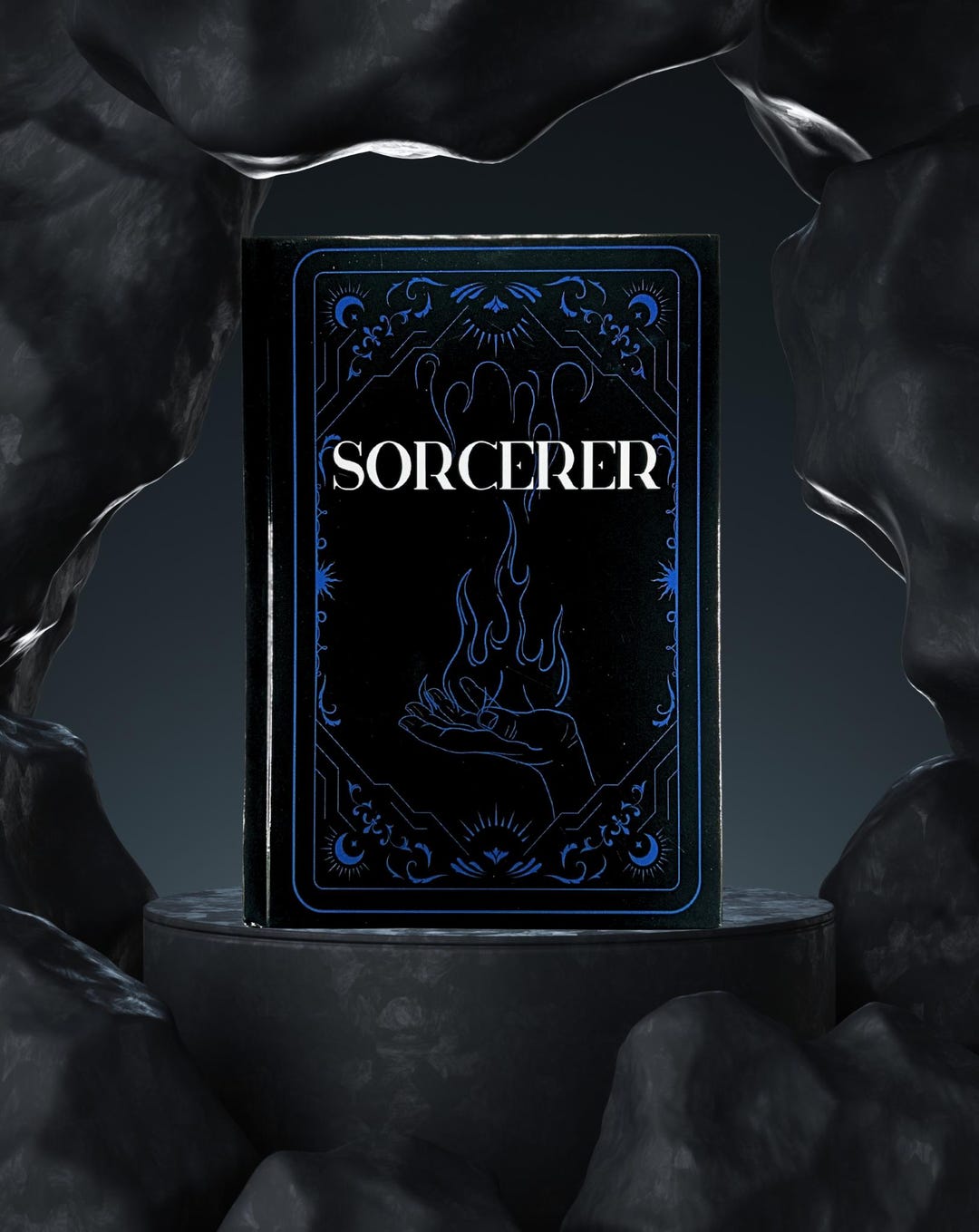 Dnd Notebook - Sorcerer | Hardcover Journal, Grid & Lined Pages, Glossy ...