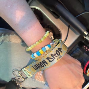 ATEEZ Lemon Wristlet Keychain: Kpop Fan Gift