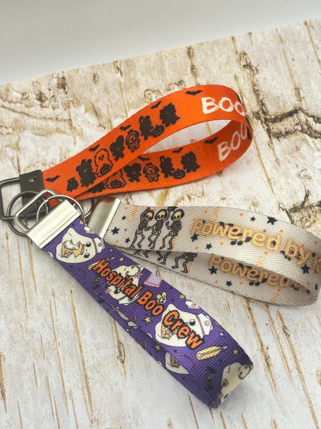 Nurse Boo Crew Keychain: Spooky Halloween Wristlet Key Fob - Etsy