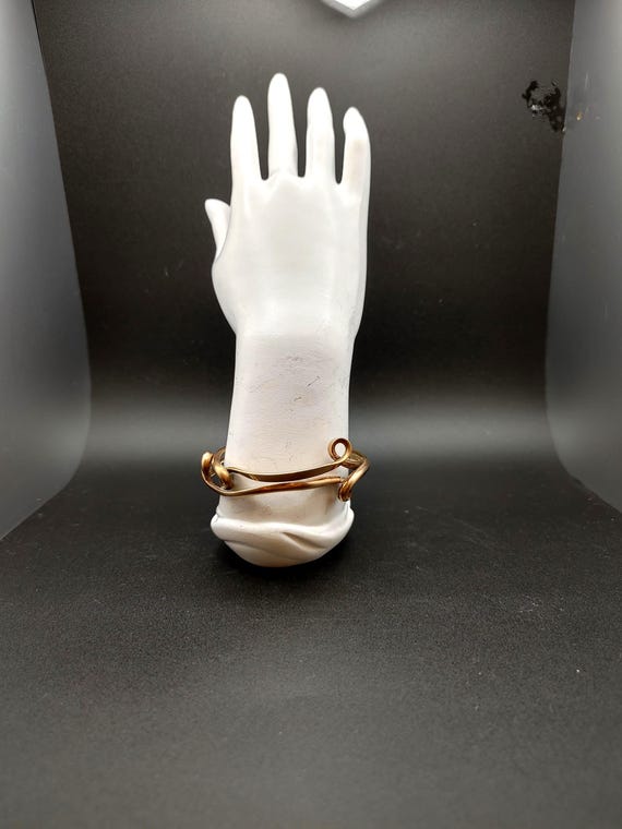 Handmade Copper Cuff Bracelet - image 7