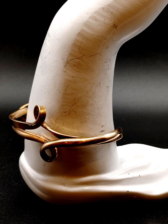Handmade Copper Cuff Bracelet - image 3
