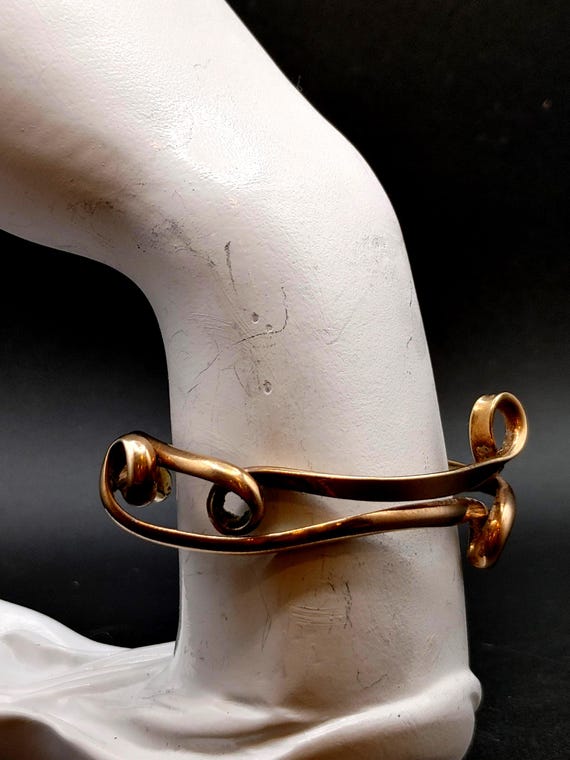 Handmade Copper Cuff Bracelet - image 5