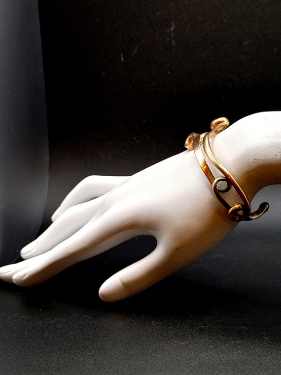 Handmade Copper Cuff Bracelet - image 1