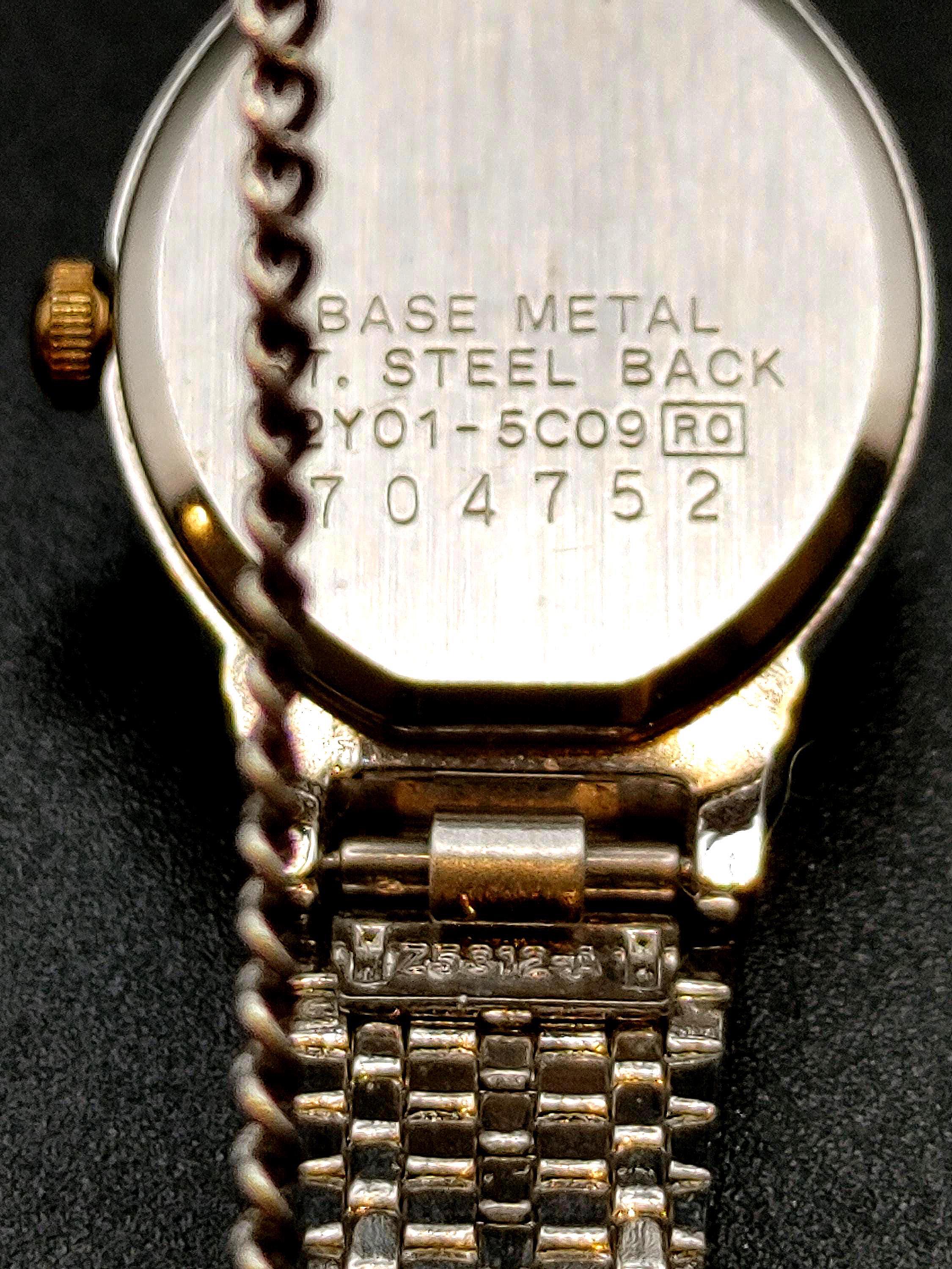 Vintage Seiko Womens Bracelet Watch Silver Tone Gold Accent Working Seiko Women main image 4