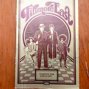 Fillmore East Last Show Program: 1971 Allman Brothers, Billy Graham