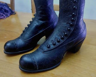 1896-1900 Antique Victorian Era Krohn Fechheimer & Co Red Cross Noiseless Shoes