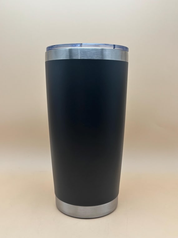 20oz Black Tumbler with 360 Design