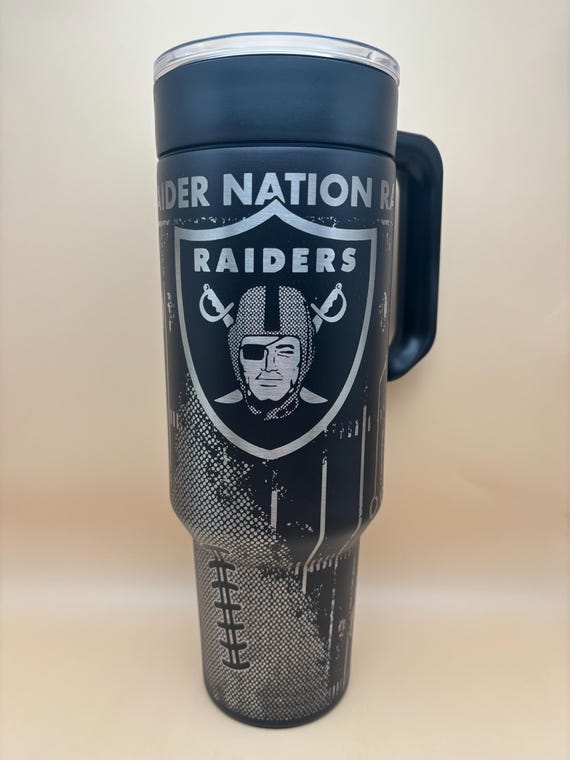40oz Raiders Football Tumblers