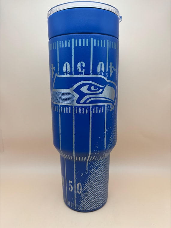 40oz Seahawks Football Tumbler