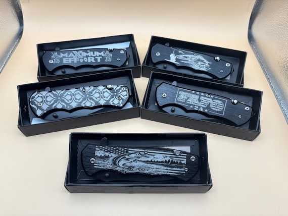 Custom Engraved Knives