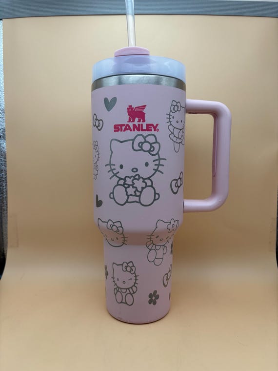 40oz Hello Kitty Stanley Tumbler