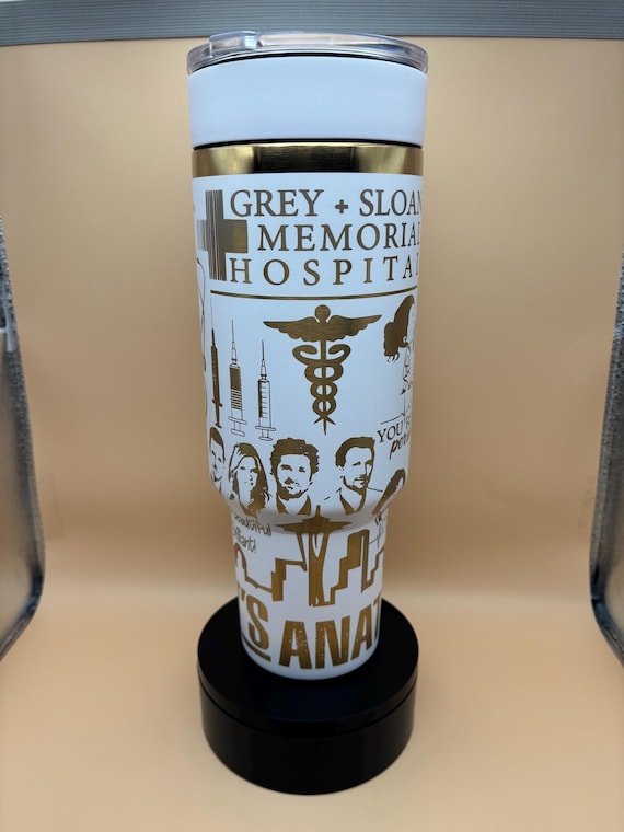 40oz Greys Anatomy Tumbler