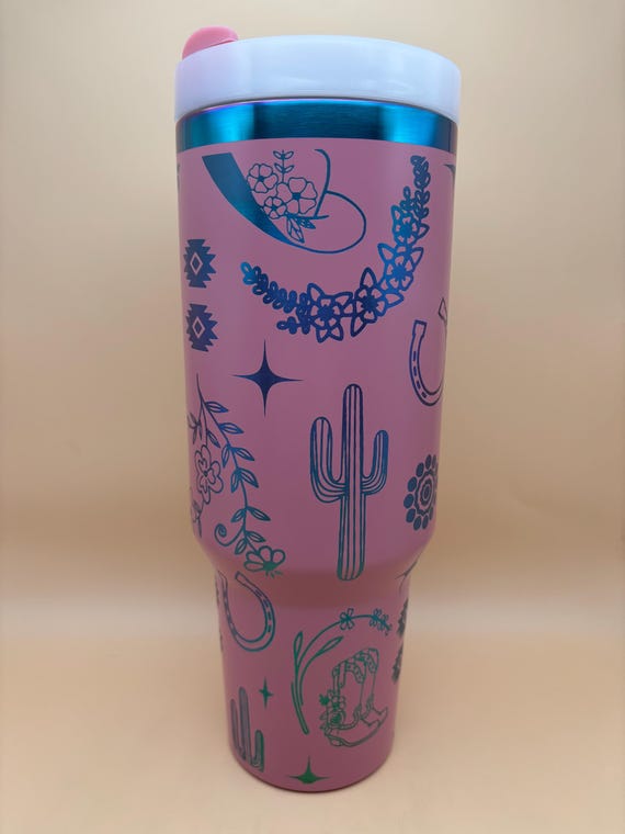40oz Western Themed Tumbler