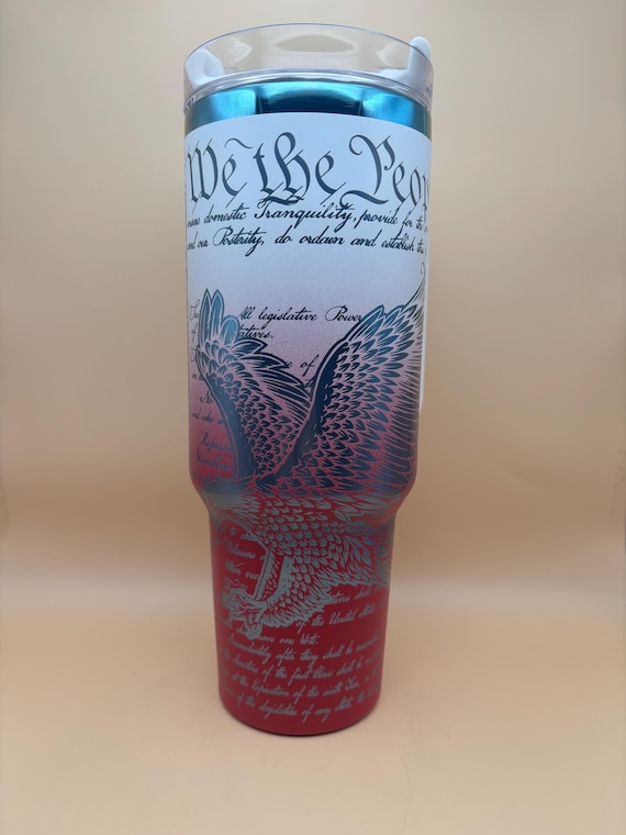 40oz We the people tumbler