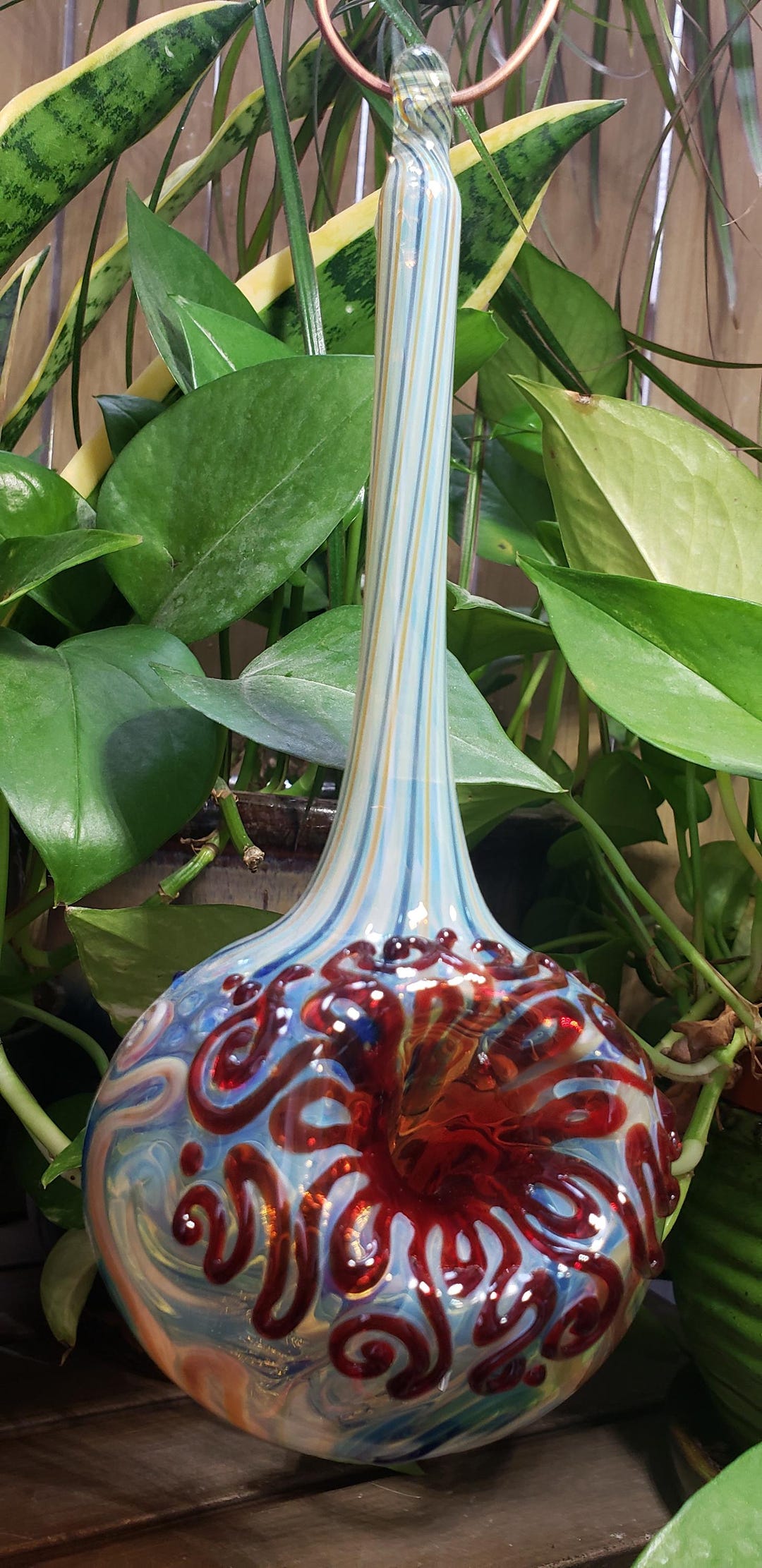 Mfa Hummingbird Hand-blown Glass Hummingbird Feeder, MFA Limited Edition Series, Free ...