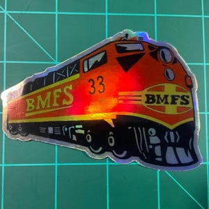 ホログラフィックBMFSステッカー