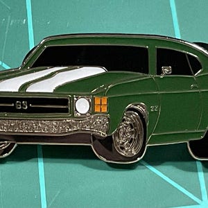 Limited Edition Highway Prayers BMFS 1972 Chevy Chevelle Malibu SS Collectible Hat Pin