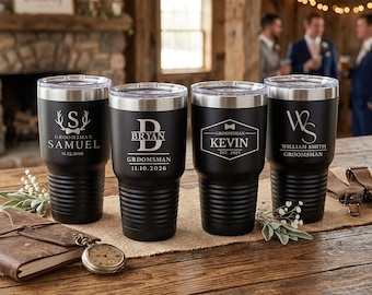 Vaso personalizado para padrinos de boda, regalo personalizado grabado para padrinos de boda, regalo para proponerle matrimonio a un padrino, recuerdo para la despedida de soltero, regalo de boda para hombres, padrino de boda