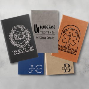 Customized Company Logo Engraved Journal, Personalized Leather Journal, Journal with Name,Personalized Notebook,Business Gift,Corporate Gift