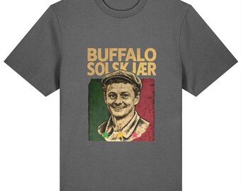Buffalo Solskjaer Pun T-Shirt Fun Design