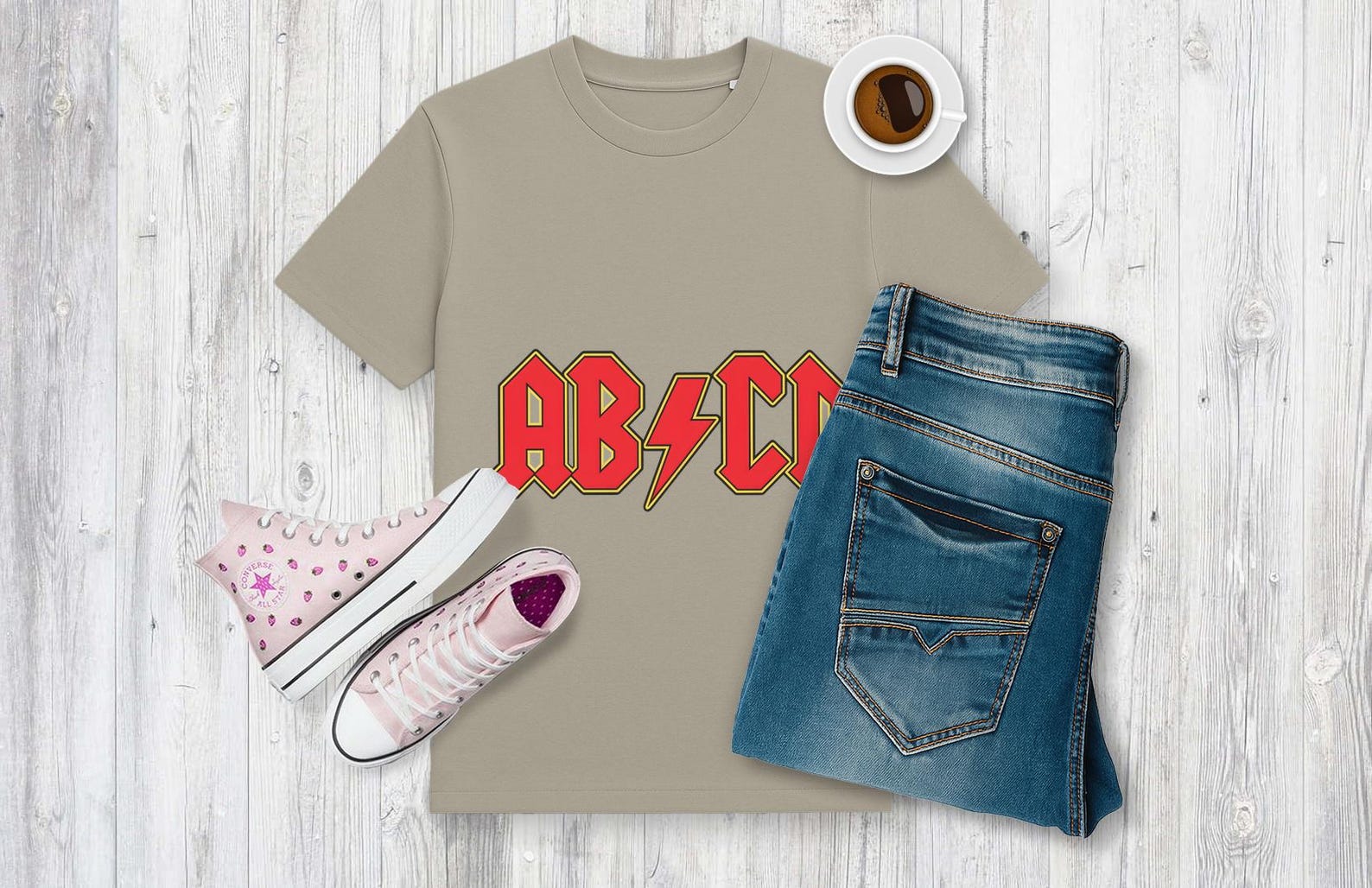 AB/CD Ac/dc Funny Logo T-shirt - Etsy