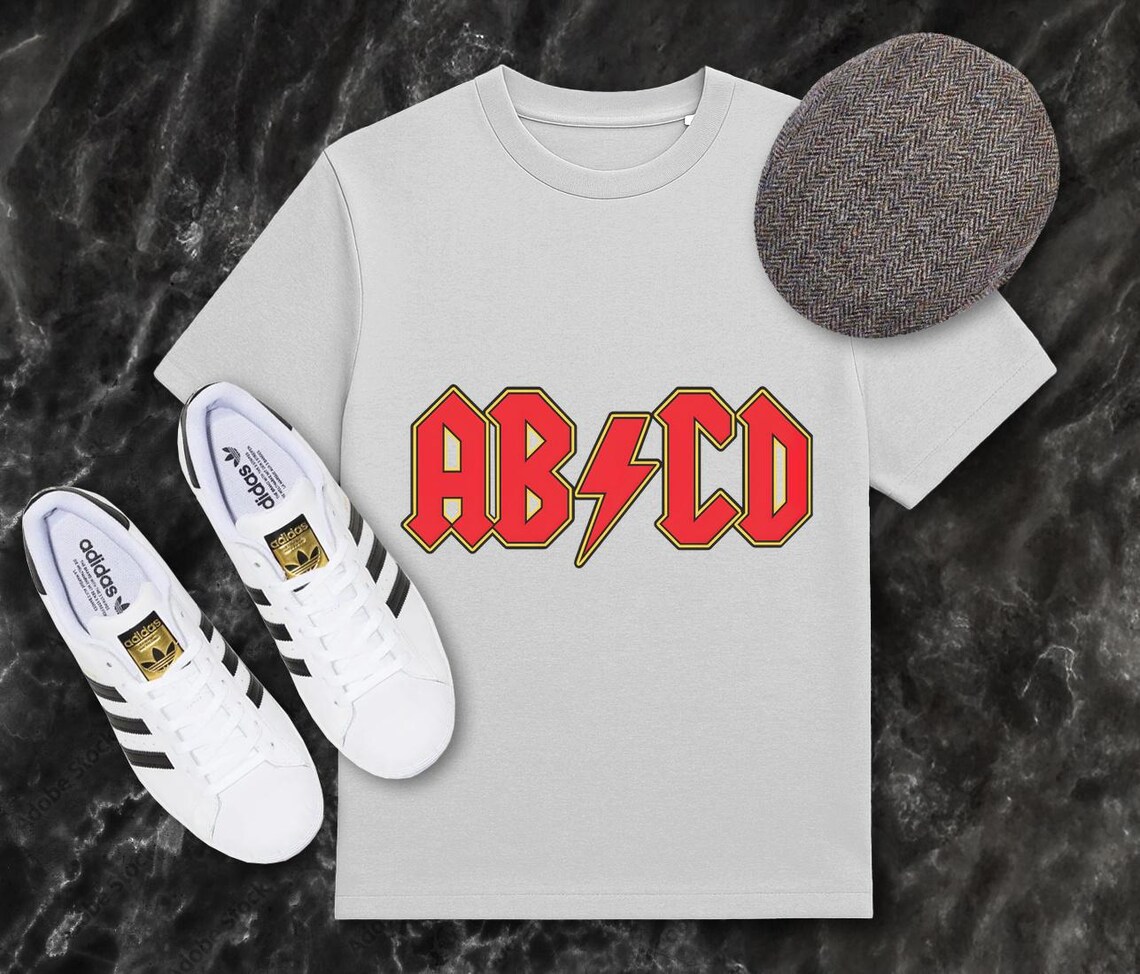 AB/CD Ac/dc Funny Logo T-shirt - Etsy