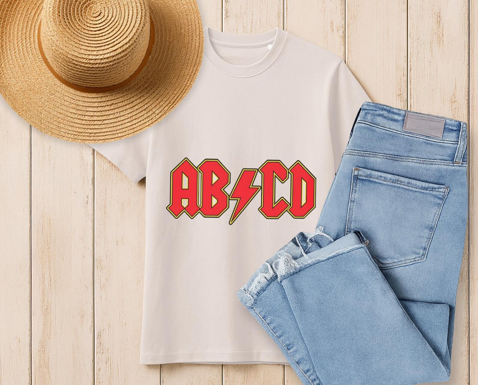 AB/CD Ac/dc Funny Logo T-shirt - Etsy