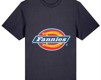 Cheeky 'Fannies' Logo Pun T-Shirt