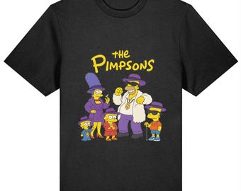 The Pimpsons Funny Cartoon Parody T-Shirt (The Simpsons)