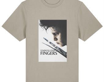 Stainless Steel Fingers Funny T-Shirt (Edward Scissorhands)