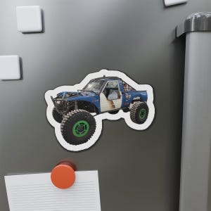 Off-Road Truck Die-Cut Magnet | Outdoor Adventure Gift, Car Enthusiast Decor, Unique Fridge Magnet, Gift for Him, Vehicle Lover&#39;s Magnet