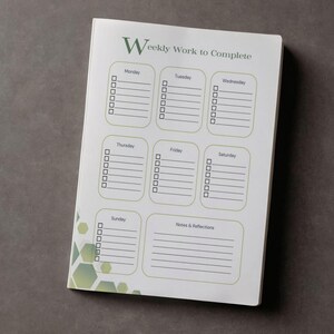 Lista de tareas semanales imprimible / Hoja de tareas para niños y adolescentes / Organizador de tareas escolares, educación en casa y quehaceres / Descarga digital instantánea