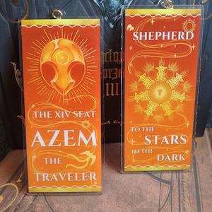 Azem FFXIV Acrylic Bookmark