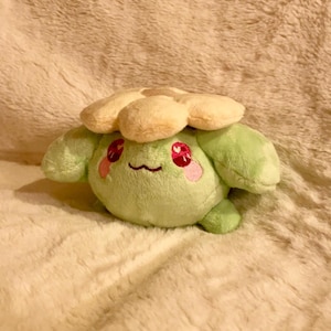 Custom Pokemon-inspired Skiploom Plush Plant Flower Monster Gen 2