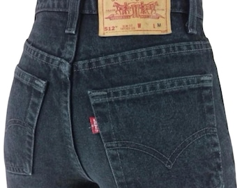 Levi’s | RARE Vintage 512 Taper Leg Jeans in Faded Black